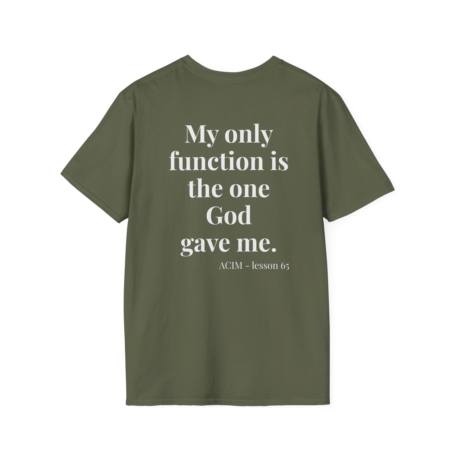 Lesson 65 T‑Shirt — Inspirational Faith Tee
