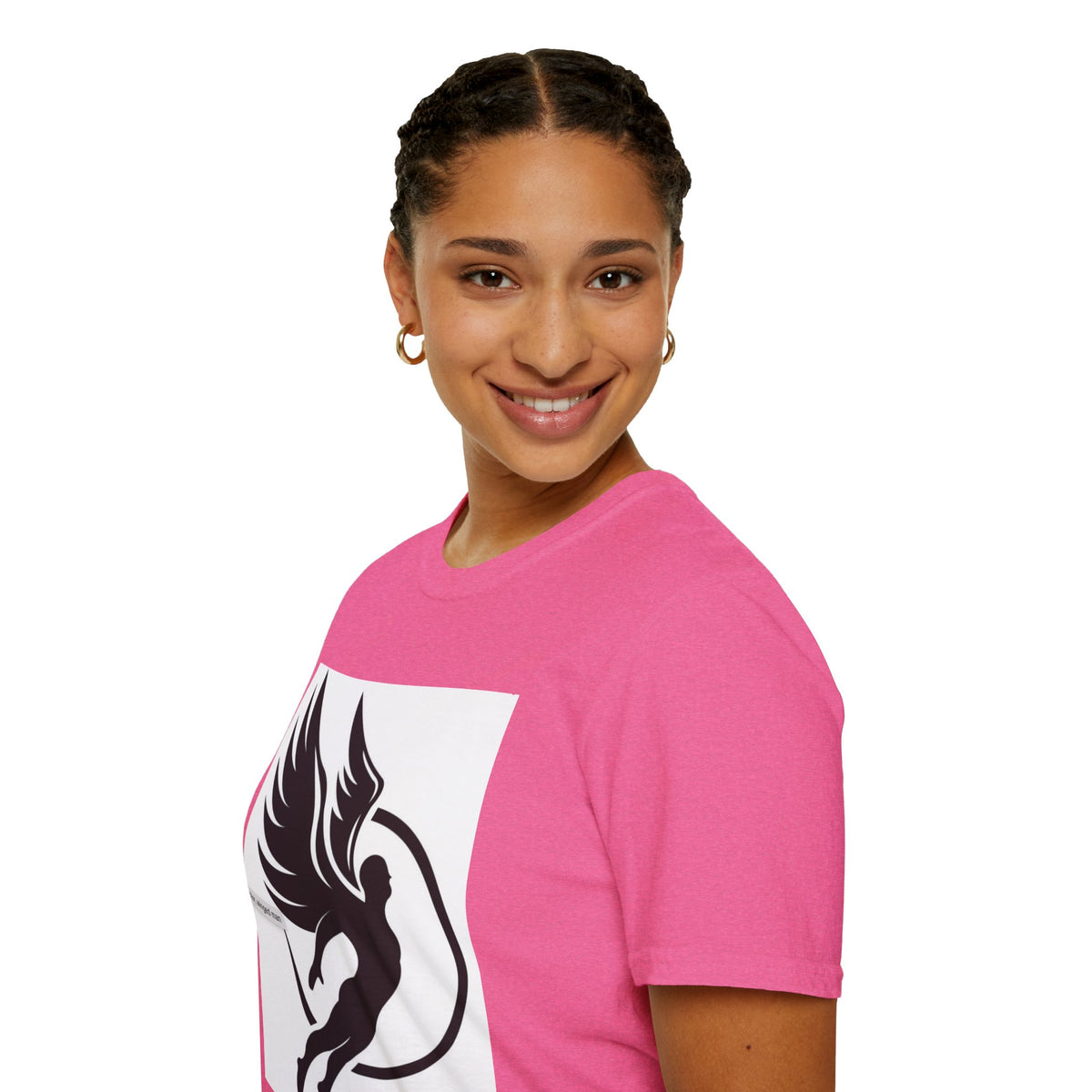 Angel Wings Graphic T-Shirt — Halo & Wing Minimalist Tee