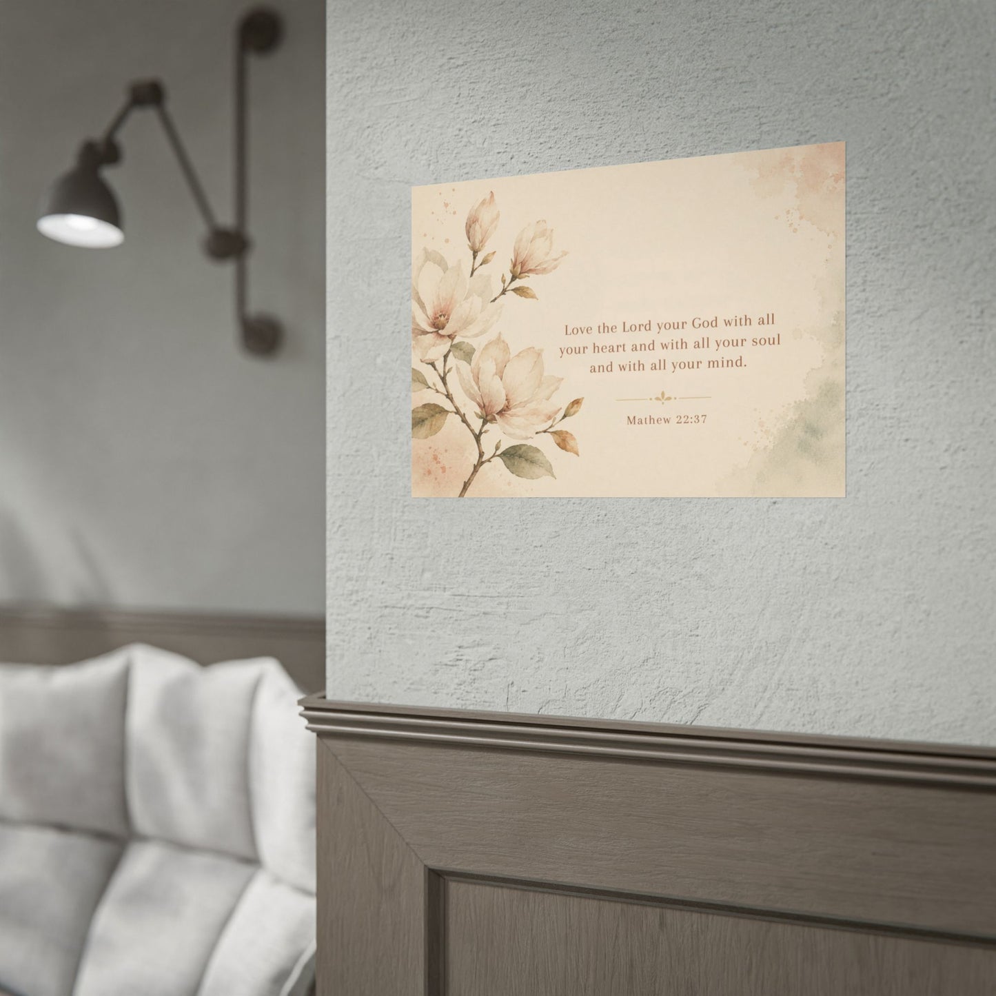 Love the Lord your God. - - Inspirational Wall Art (Rolled Poster)