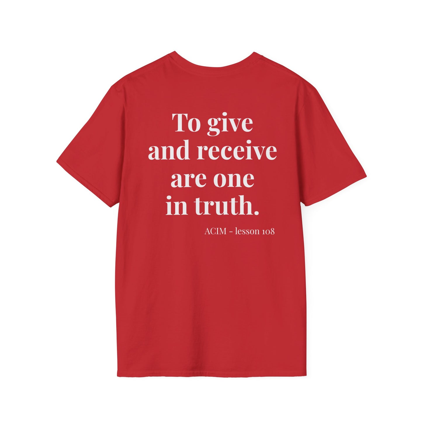 Lesson 108 T‑Shirt — Inspirational Faith Tee