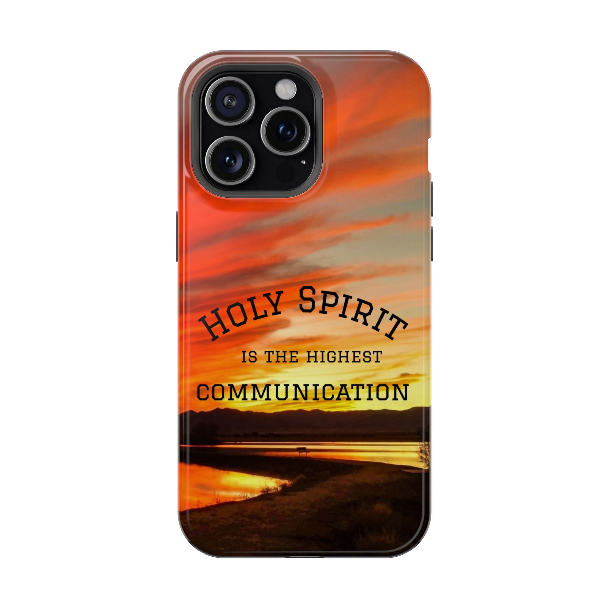 Holy Spirit Quote Magnetic Impact Phone Case — "The Holy Spirit is the highest communication"