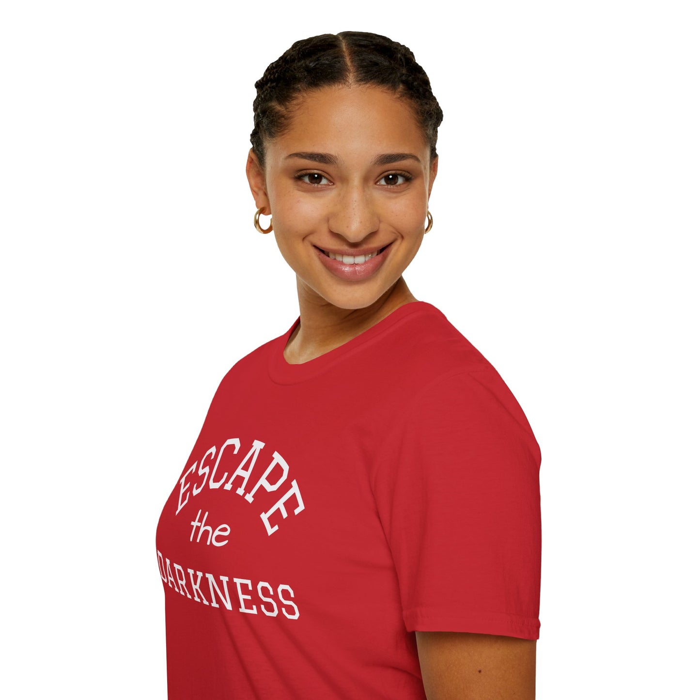 Escape the Darkness / The Light Has Come T‑Shirt — Inspirational  Faith Tee