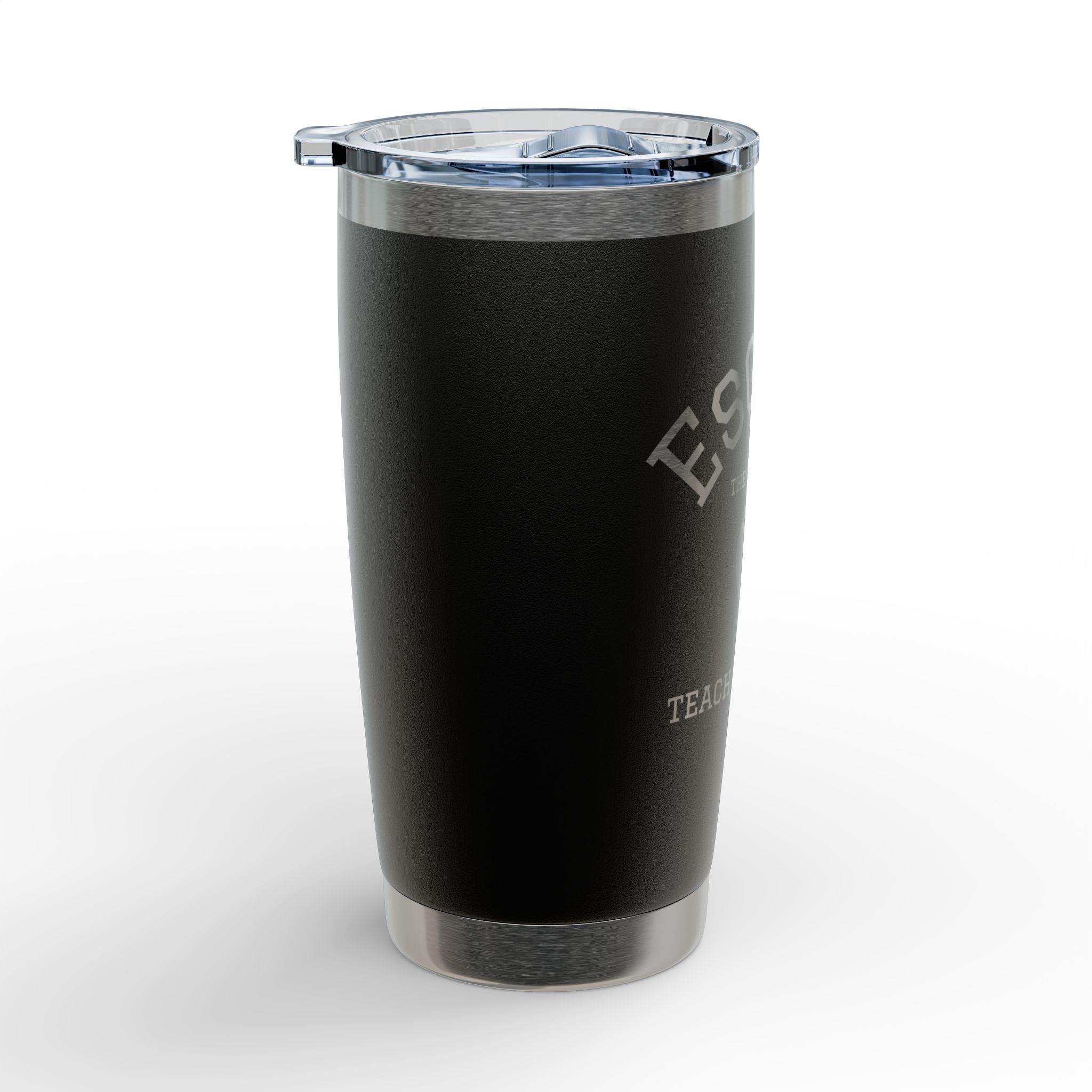 20oz Engraved Tumbler — "Escape the Darkness, Teach Only Love" Stainless Steel Travel Cup