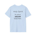 Holy Spirit T-Shirt — Minimalist Dove & Heart Line Art Tee