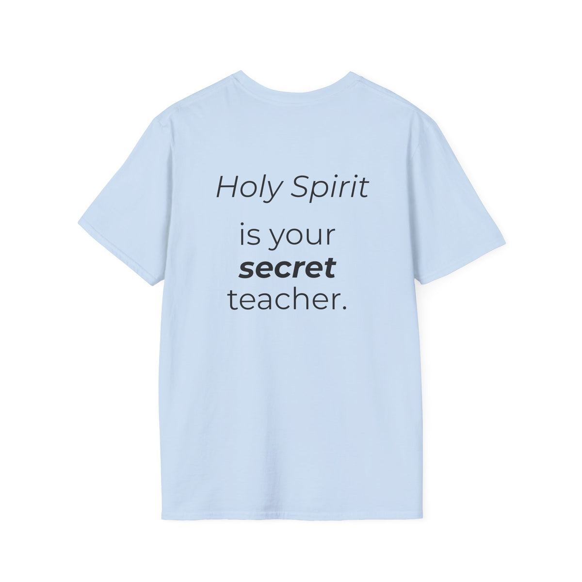 Holy Spirit T-Shirt — Minimalist Dove & Heart Line Art Tee