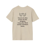 Angel Wings T-Shirt — Minimal Halo Graphic Tee (Spiritual/Guardian Gift)