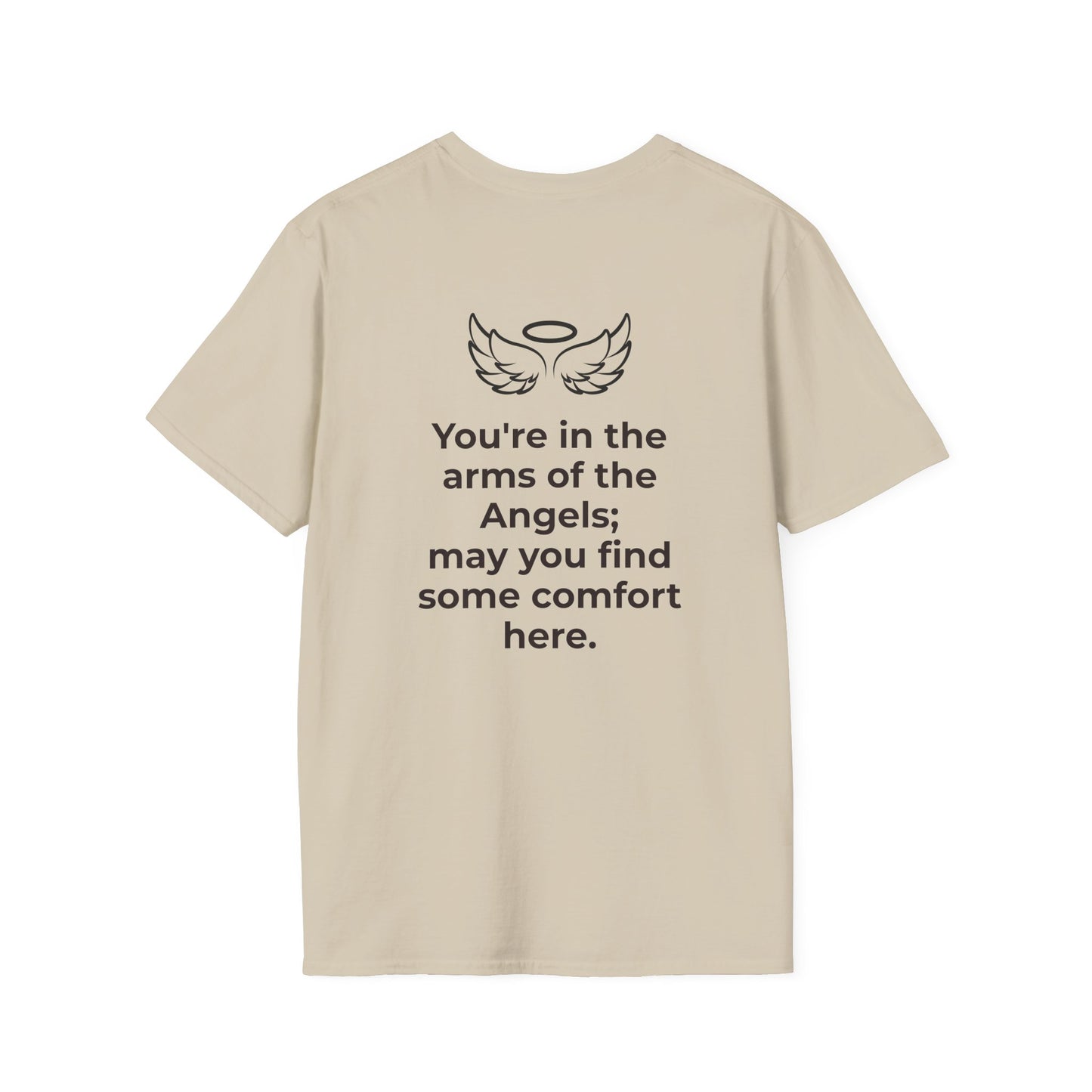Angel Wings T-Shirt — Minimal Halo Graphic Tee (Spiritual/Guardian Gift)