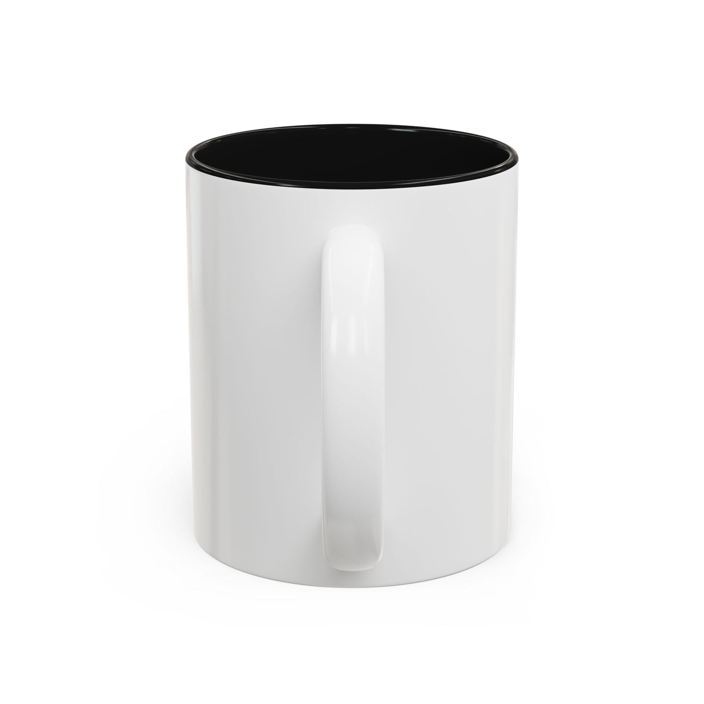 Mug — "Let Me Forgive And Be Happy" Inspirational Two-Tone Coffee Mug