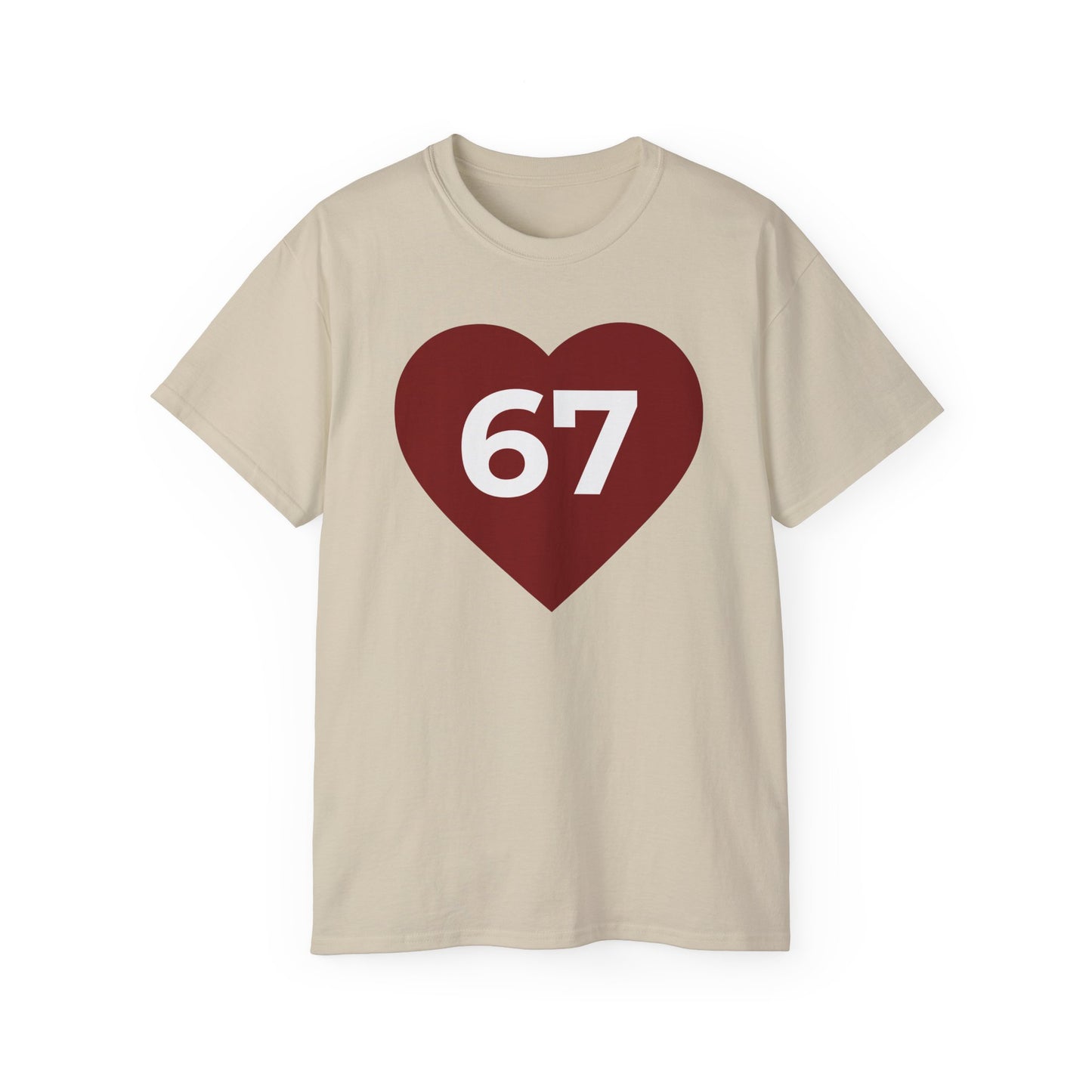 ACIM Lesson 67  —  Red Heart Graphic Tee