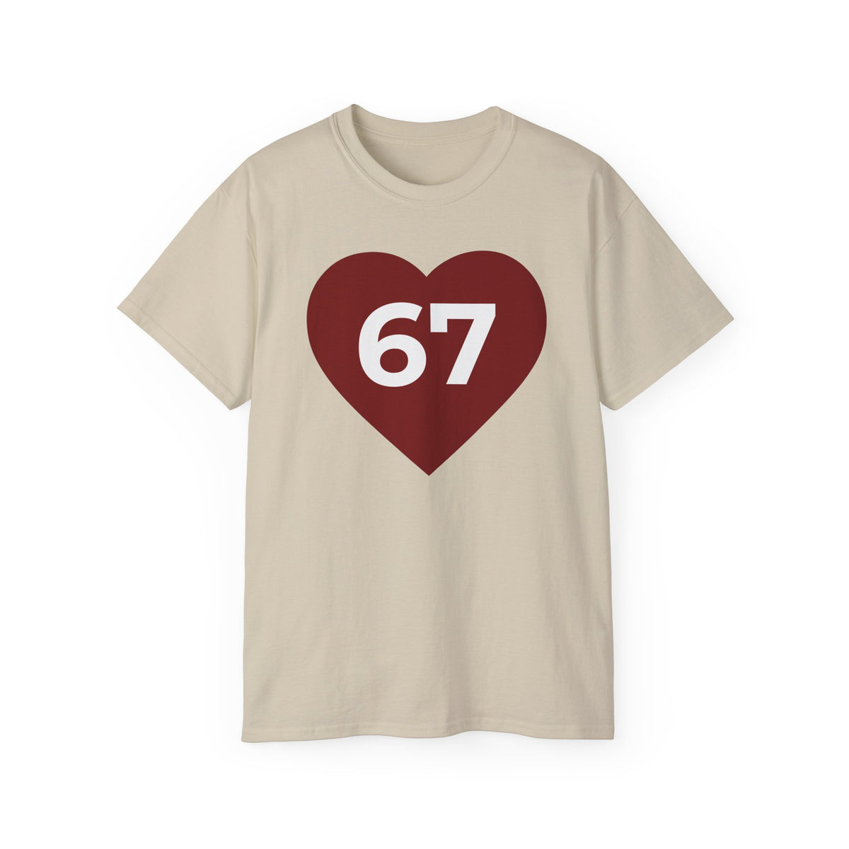 ACIM Lesson 67  —  Red Heart Graphic Tee