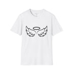 Angel Wings T-Shirt — Minimal Halo Graphic Tee (Spiritual/Guardian Gift)