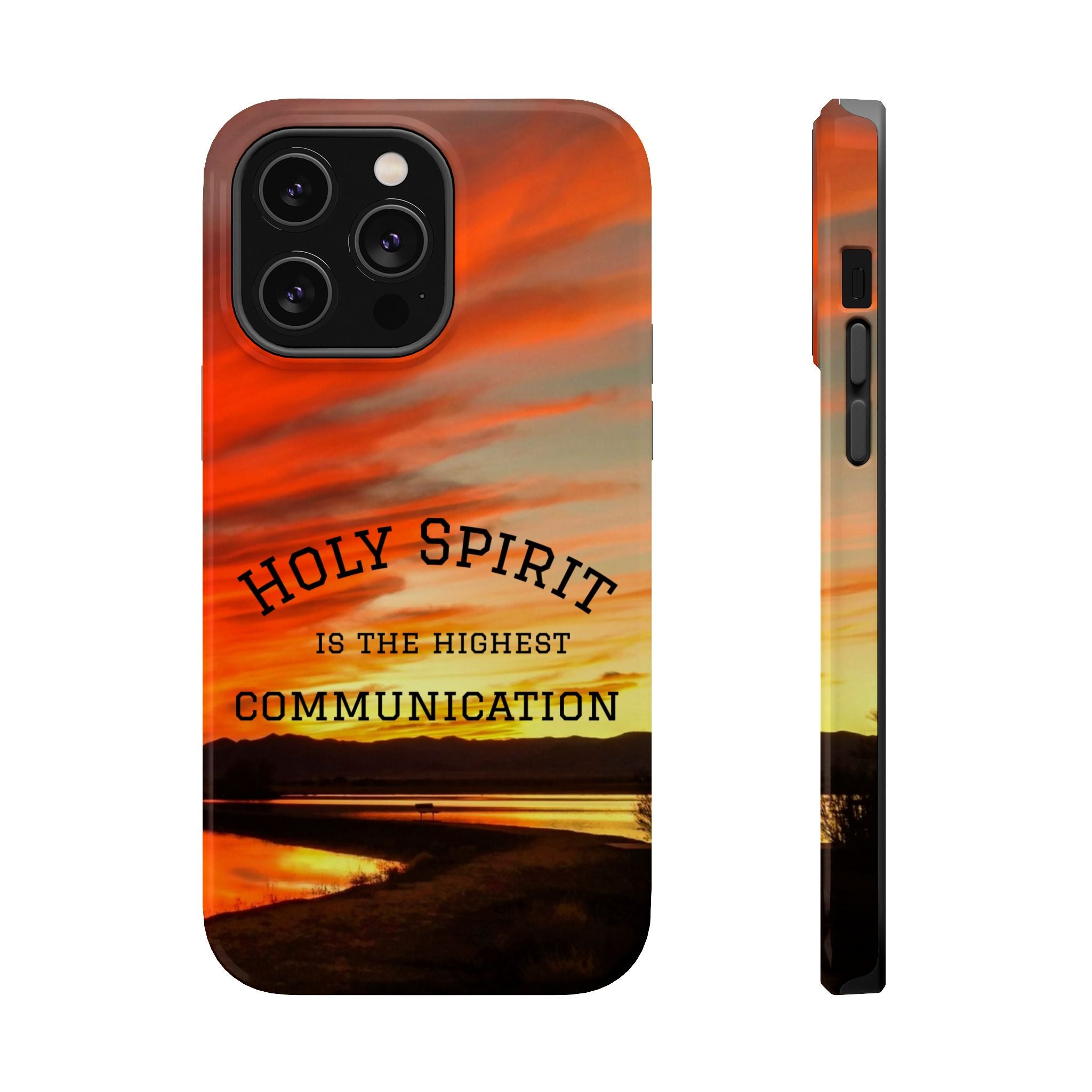 Holy Spirit Quote Magnetic Impact Phone Case — "The Holy Spirit is the highest communication"