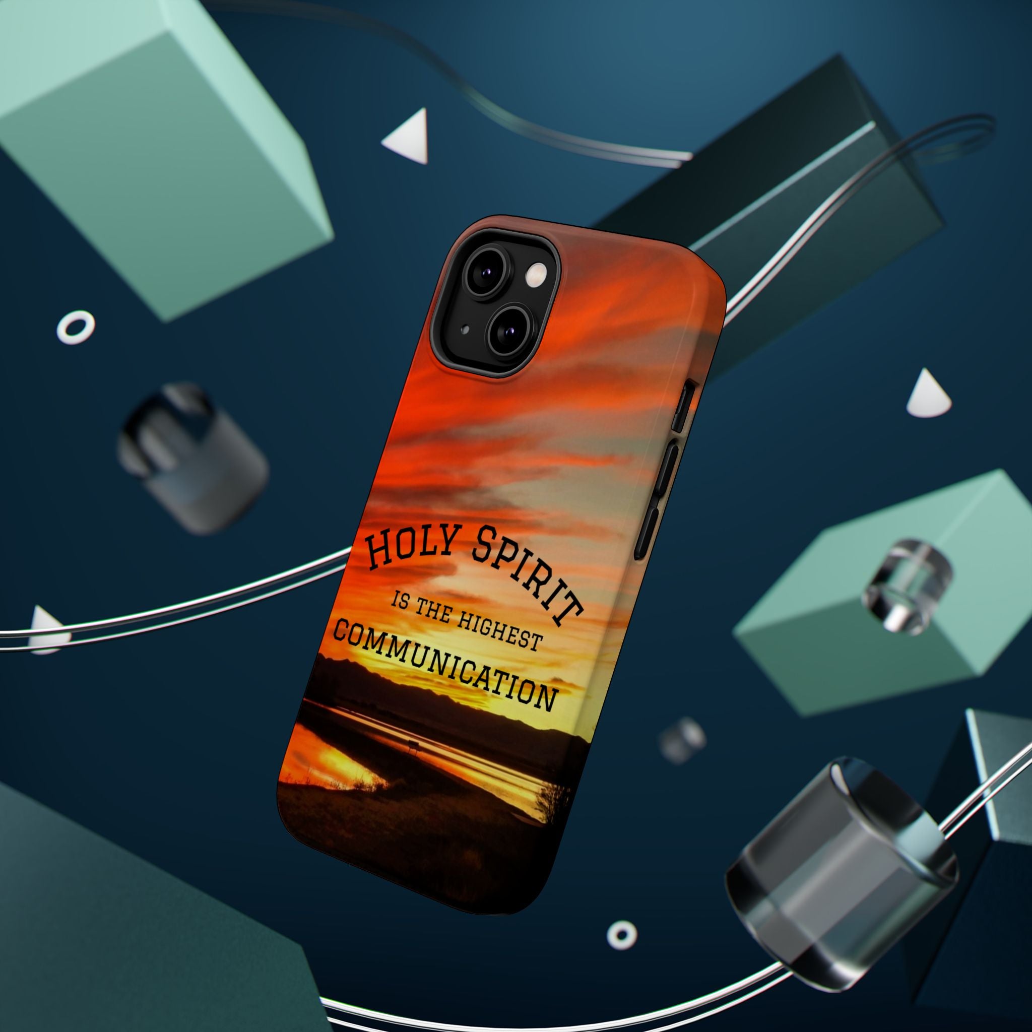 Holy Spirit Quote Magnetic Impact Phone Case — "The Holy Spirit is the highest communication"