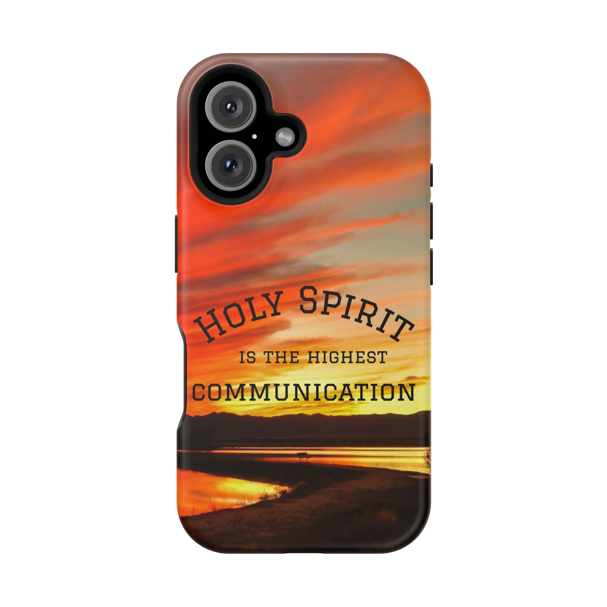 Holy Spirit Quote Magnetic Impact Phone Case — "The Holy Spirit is the highest communication"