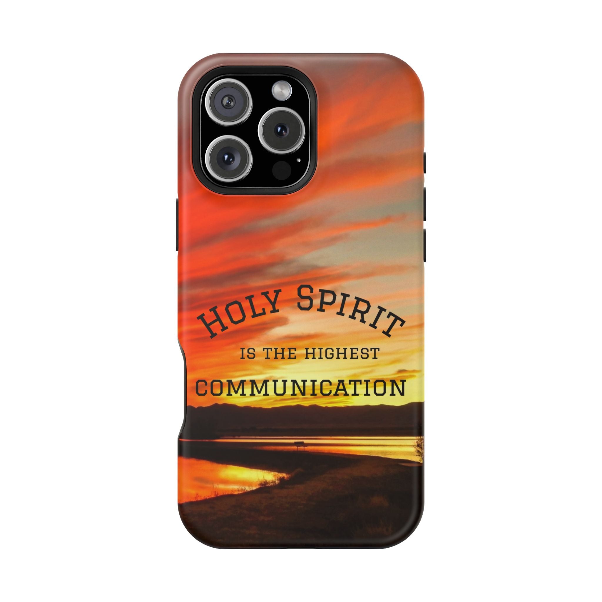Holy Spirit Quote Magnetic Impact Phone Case — "The Holy Spirit is the highest communication"