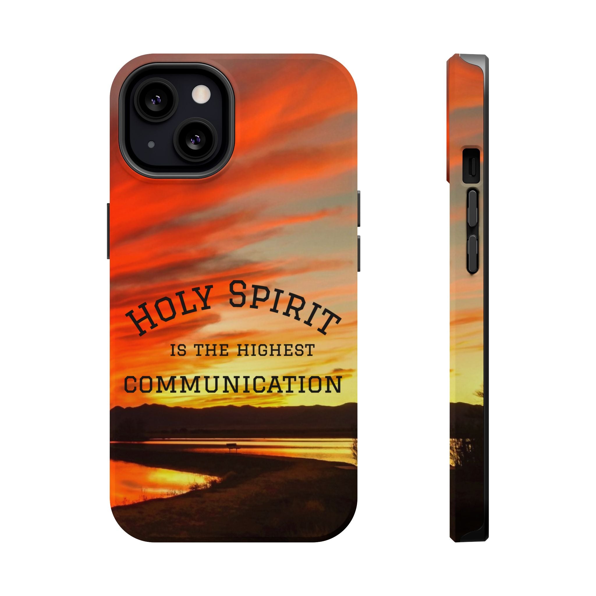 Holy Spirit Quote Magnetic Impact Phone Case — "The Holy Spirit is the highest communication"