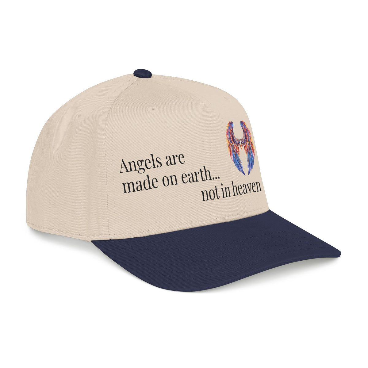 Angel Baseball Cap —  Angels are made on earth...not in heaven