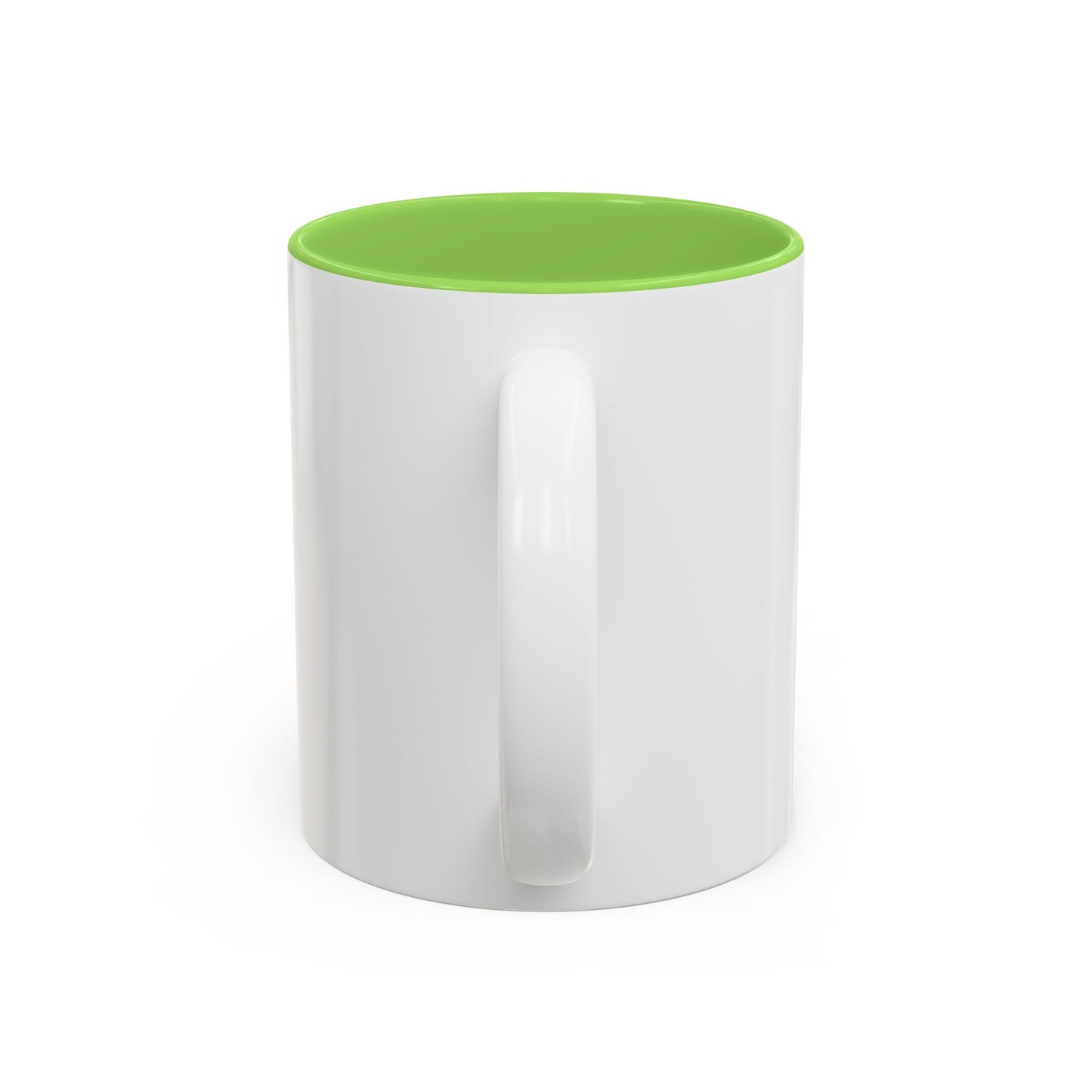 Mug — "Let Me Forgive And Be Happy" Inspirational Two-Tone Coffee Mug