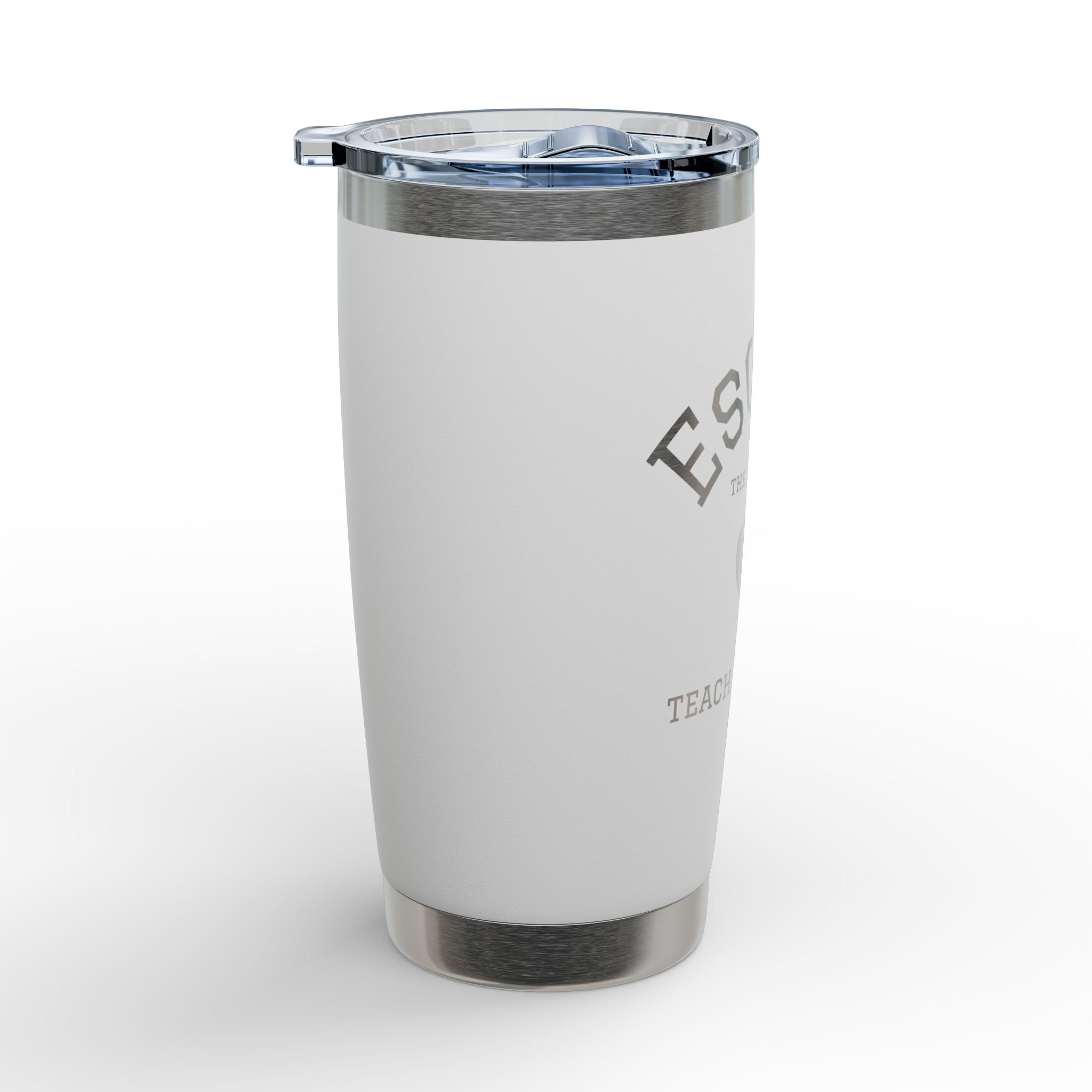 20oz Engraved Tumbler — "Escape the Darkness, Teach Only Love" Stainless Steel Travel Cup