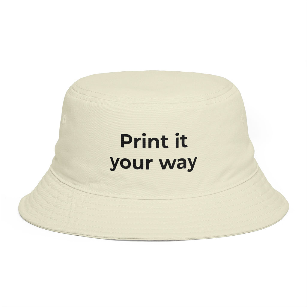 Custom Embroidered Adjustable Sun Hat - Add your own message!