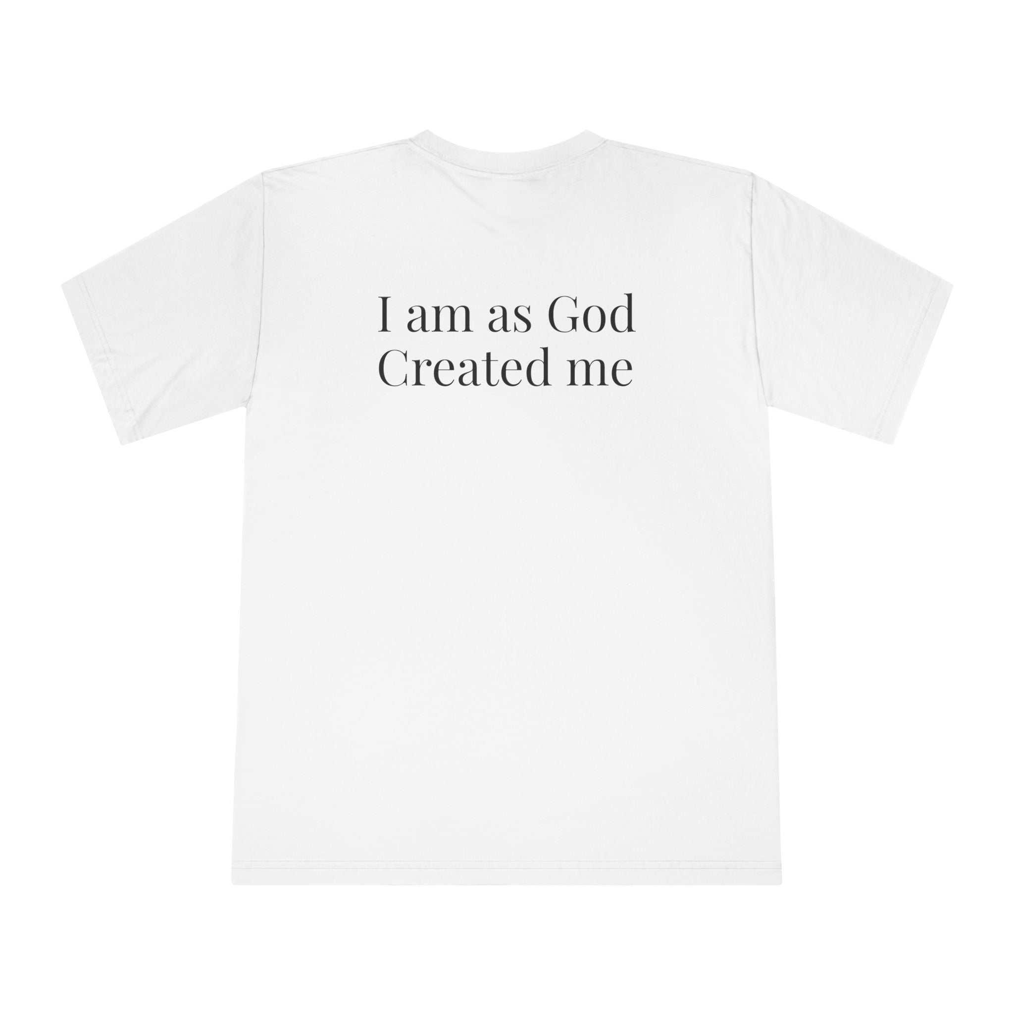 I Am Spirit I Am Free — Inspirational Crewneck T‑Shirt (I am as God Created me)