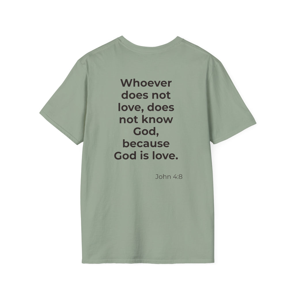 Teach Only Love T-Shirt — Big Red Heart  Tee