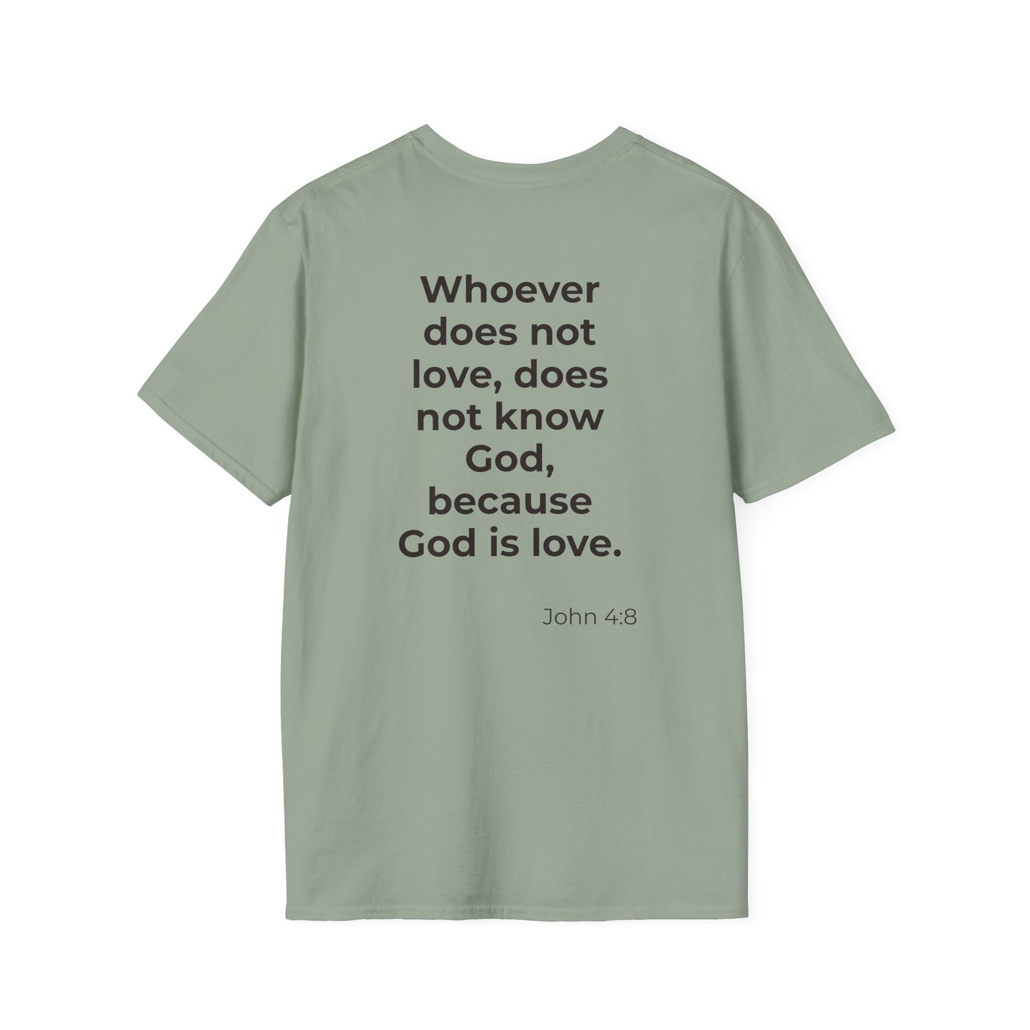 Teach Only Love T-Shirt — Big Red Heart  Tee