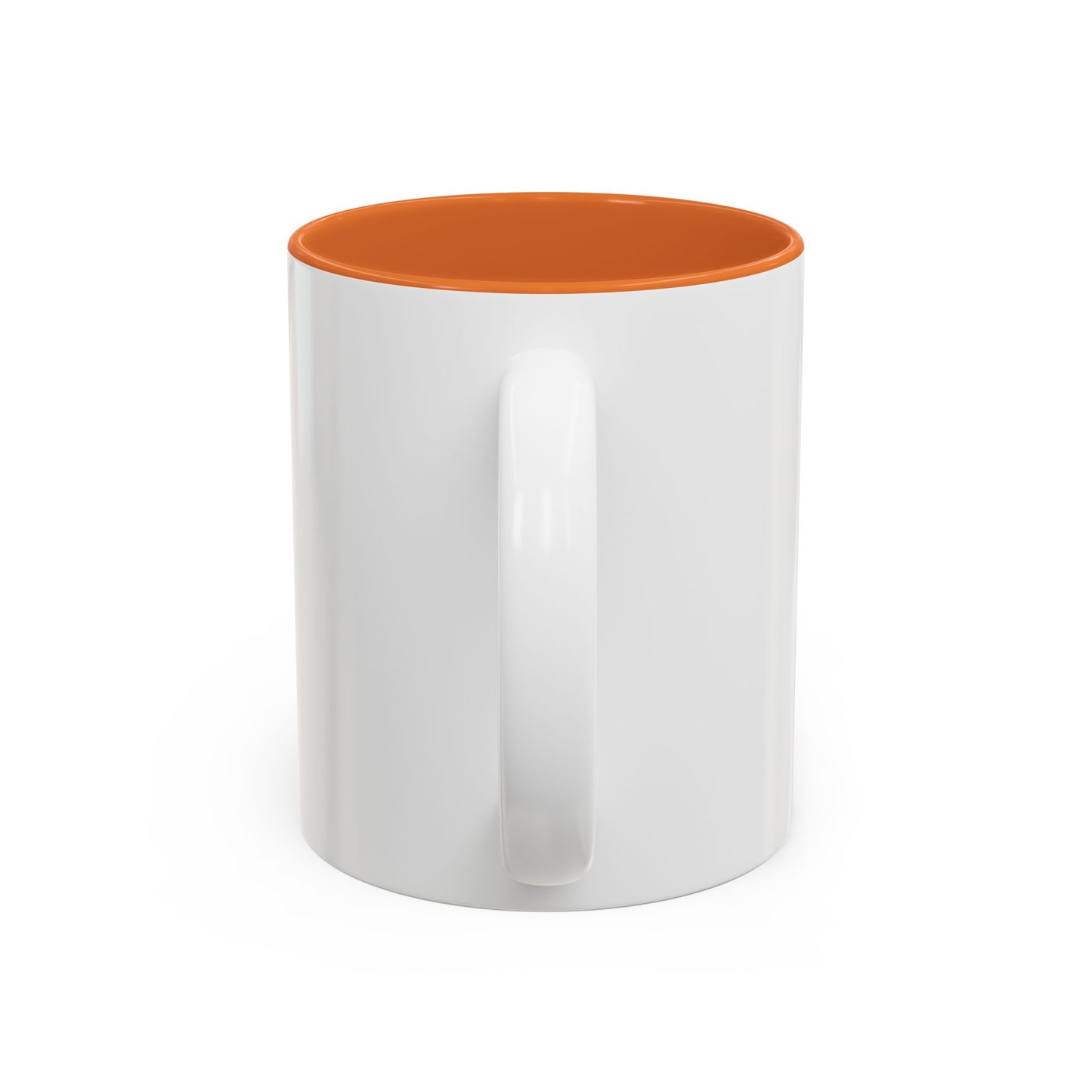 Mug — "Let Me Forgive And Be Happy" Inspirational Two-Tone Coffee Mug