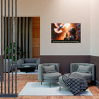 "Into this place the Holy Spirit comes, and there abides." Uncoated Spiritual Wall Art
