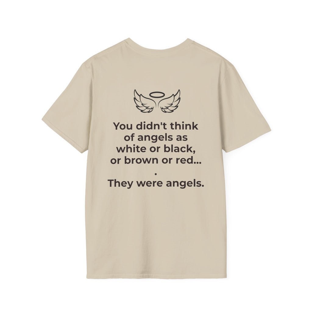 Angel Wings T-Shirt – Minimal Halo Graphic Tee
