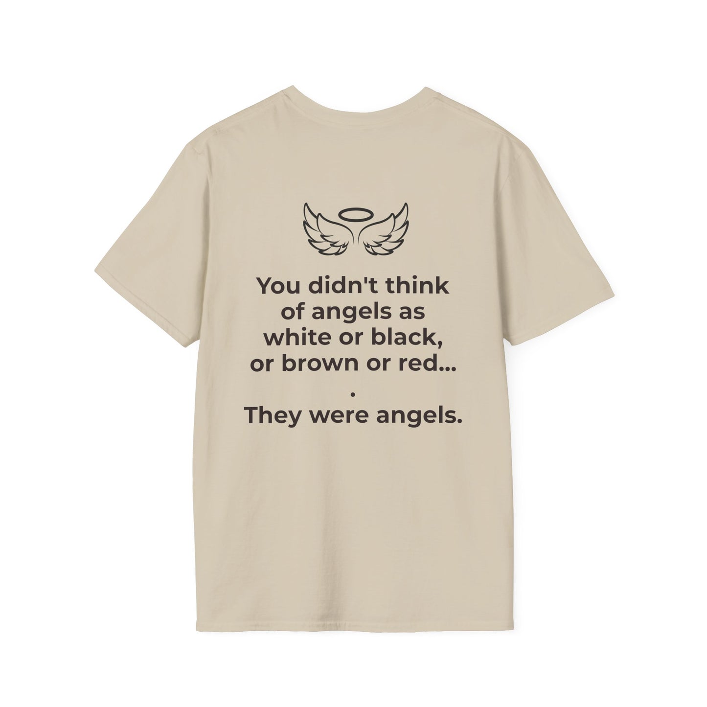 Angel Wings T-Shirt – Minimal Halo Graphic Tee