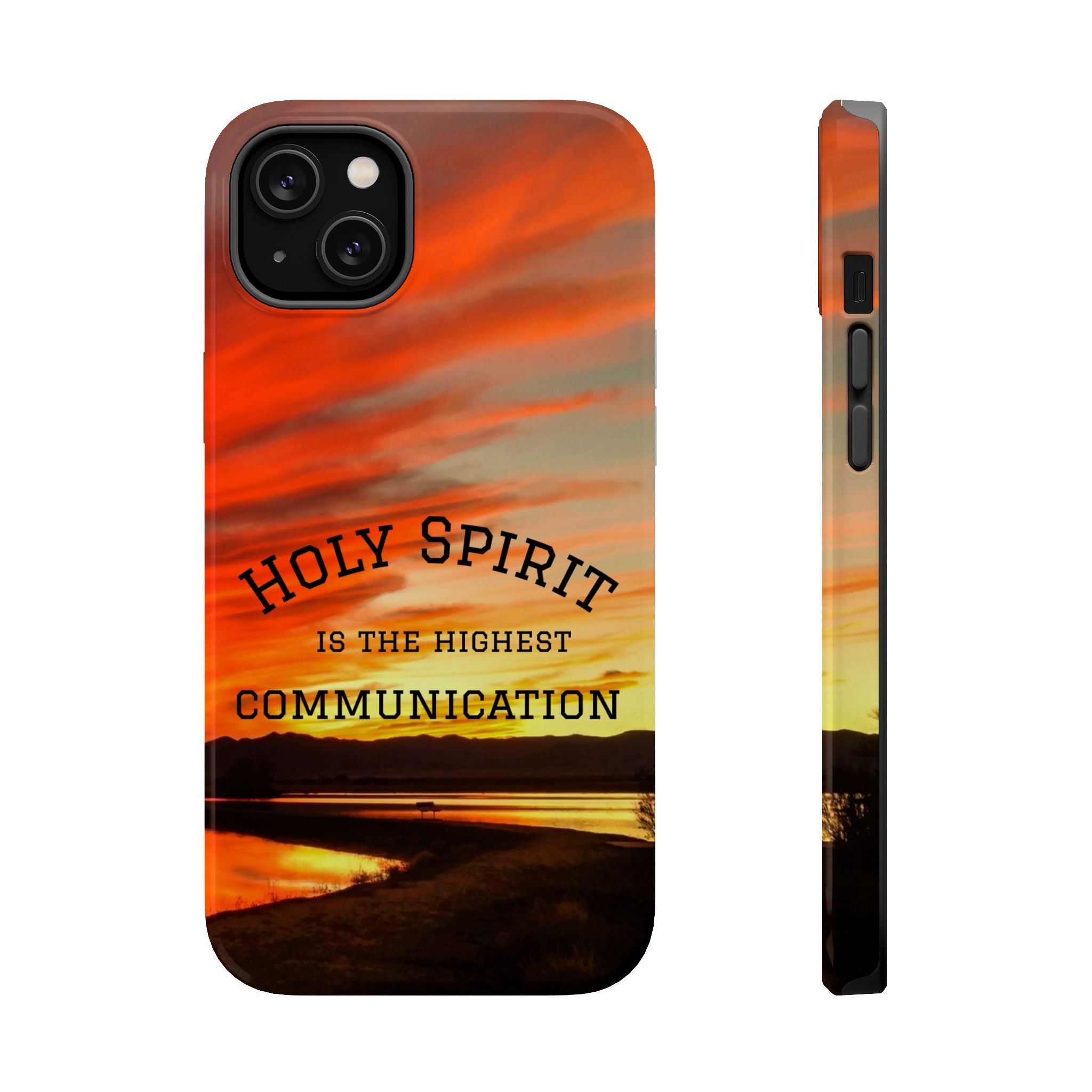 Holy Spirit Quote Magnetic Impact Phone Case — "The Holy Spirit is the highest communication"