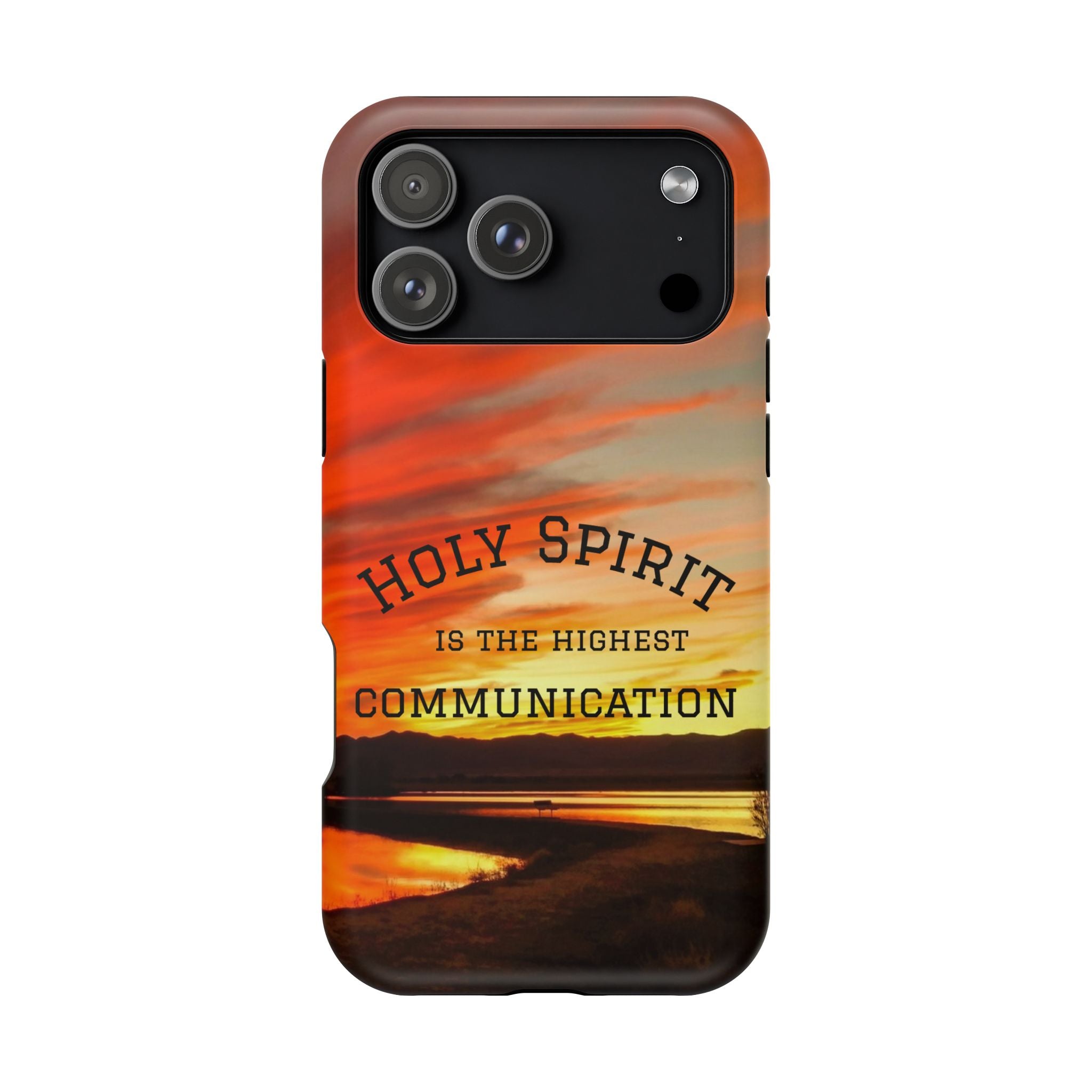 Holy Spirit Quote Magnetic Impact Phone Case — "The Holy Spirit is the highest communication"