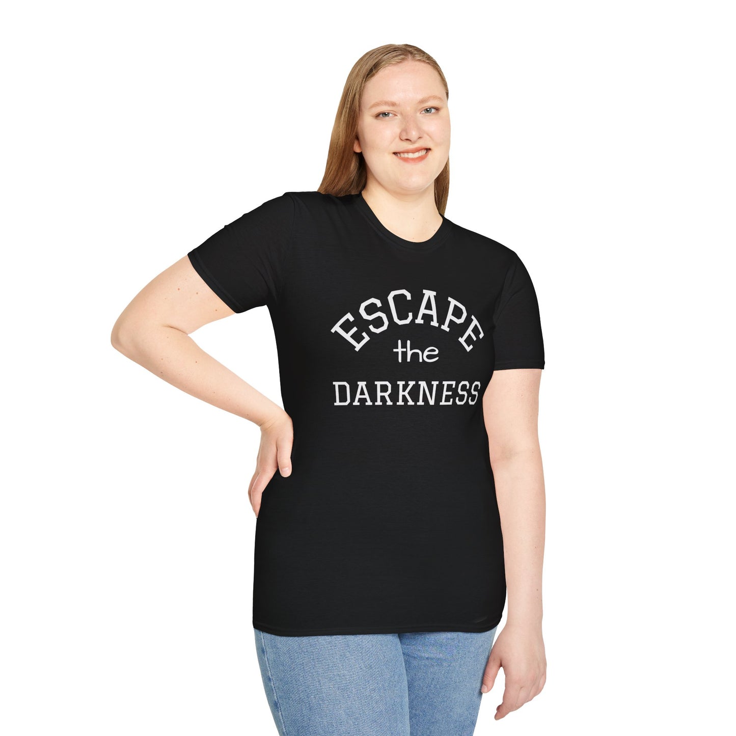 Escape the Darkness / The Light Has Come T‑Shirt — Inspirational  Faith Tee