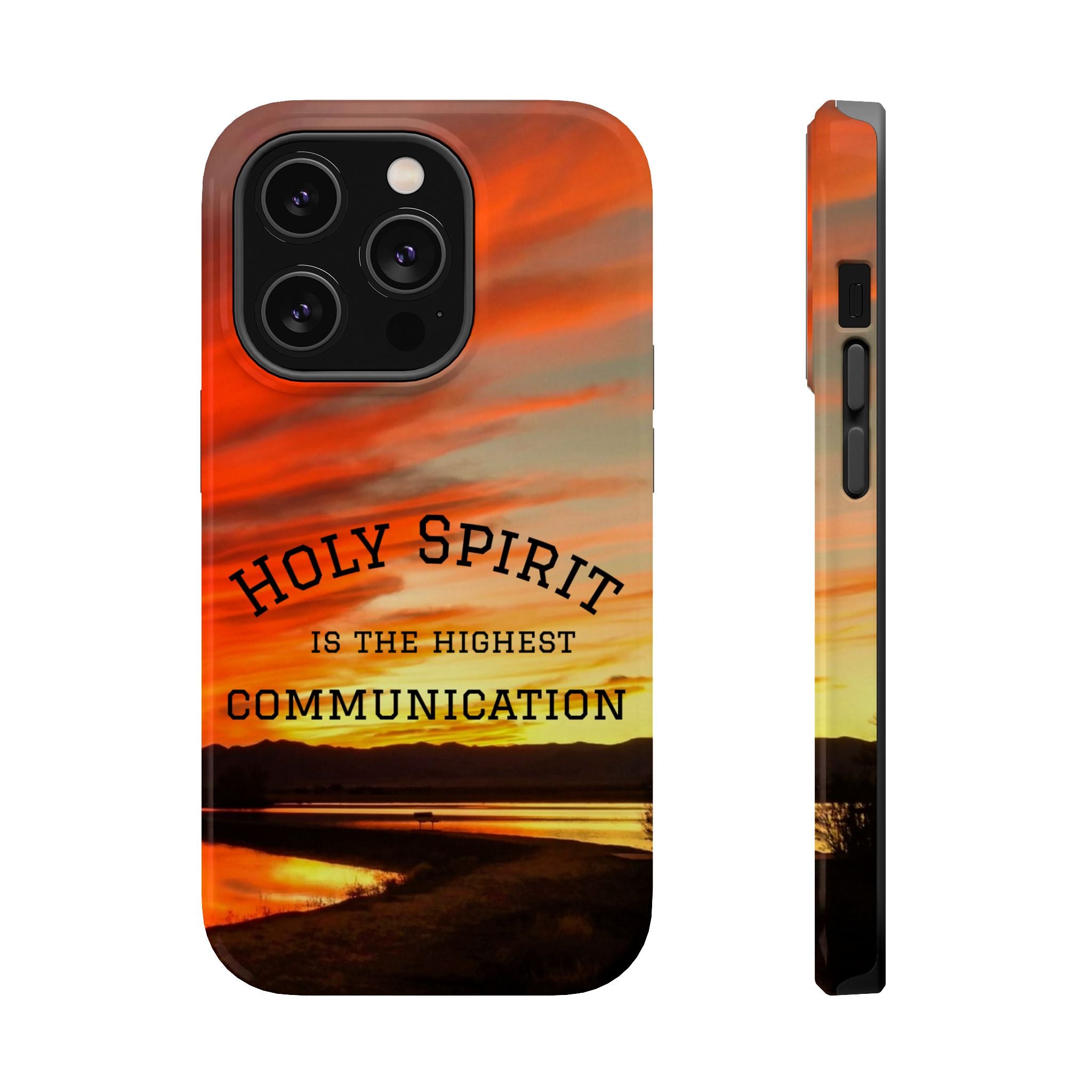 Holy Spirit Quote Magnetic Impact Phone Case — "The Holy Spirit is the highest communication"