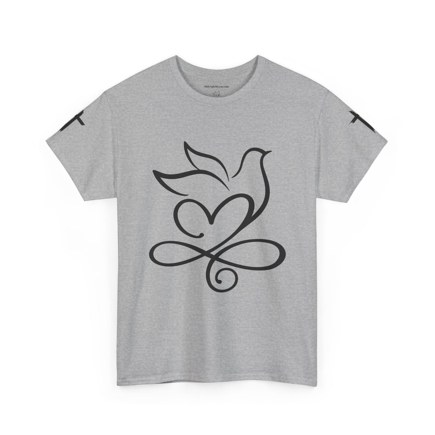 Angel Wings Memorial Tee — "Never Travel Faster Than Your Guardian Angel Can Fly"