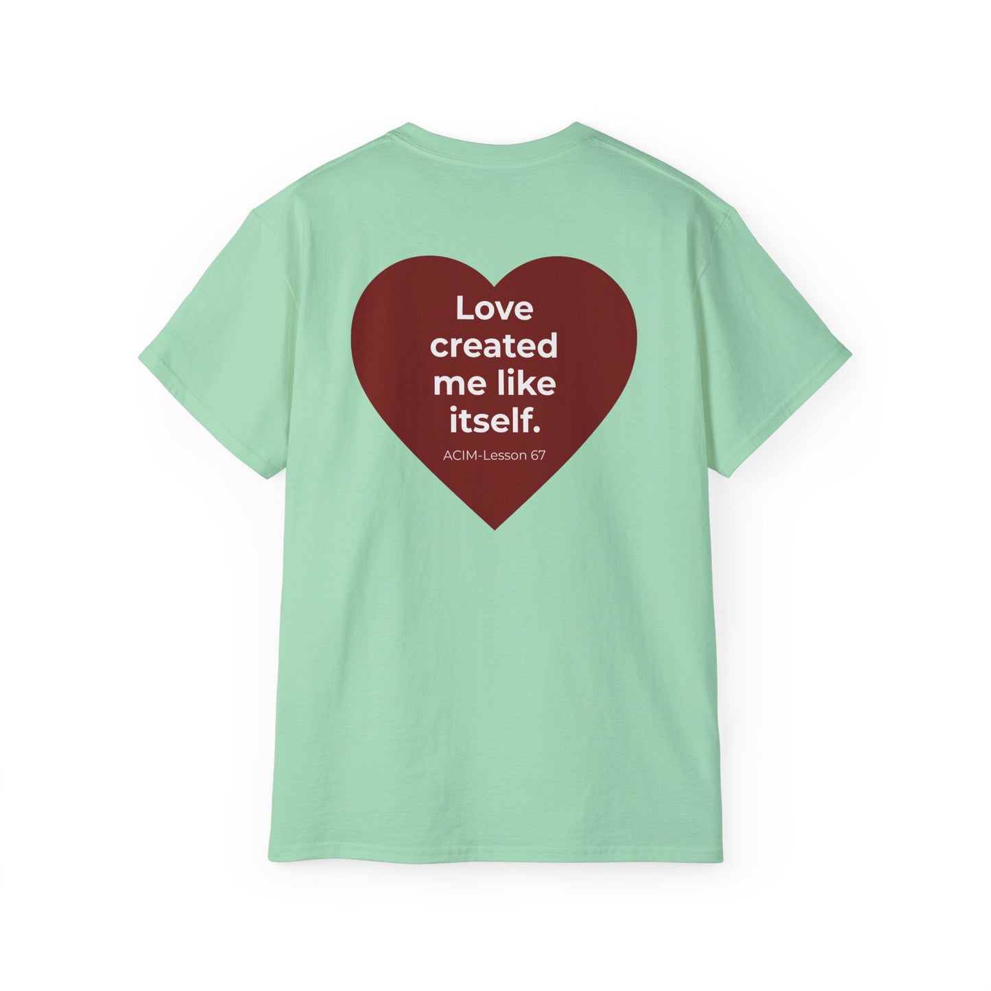 ACIM Lesson 67  —  Red Heart Graphic Tee