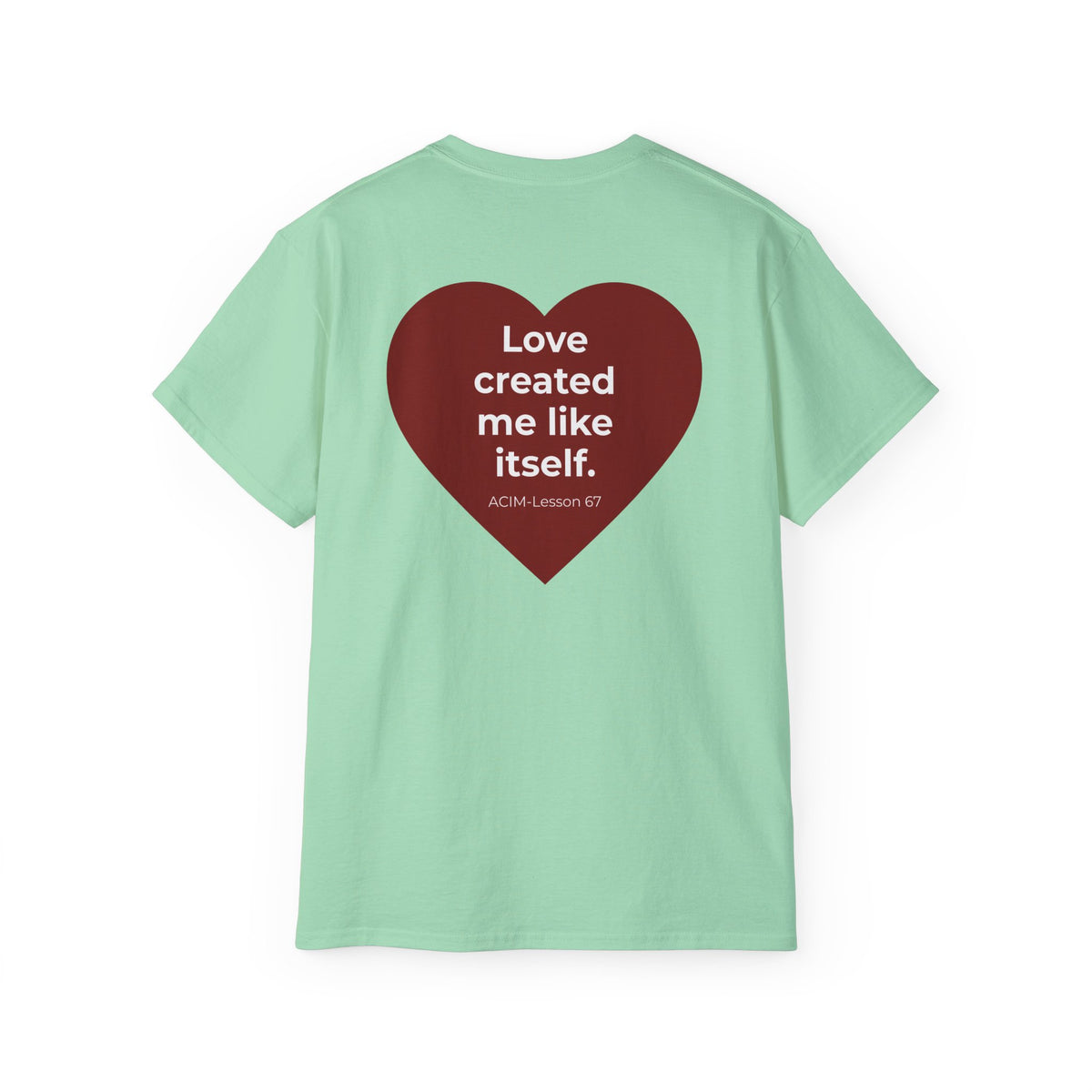 ACIM Lesson 67  —  Red Heart Graphic Tee