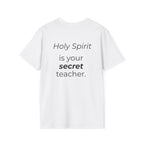 Holy Spirit T-Shirt — Minimalist Dove & Heart Line Art Tee
