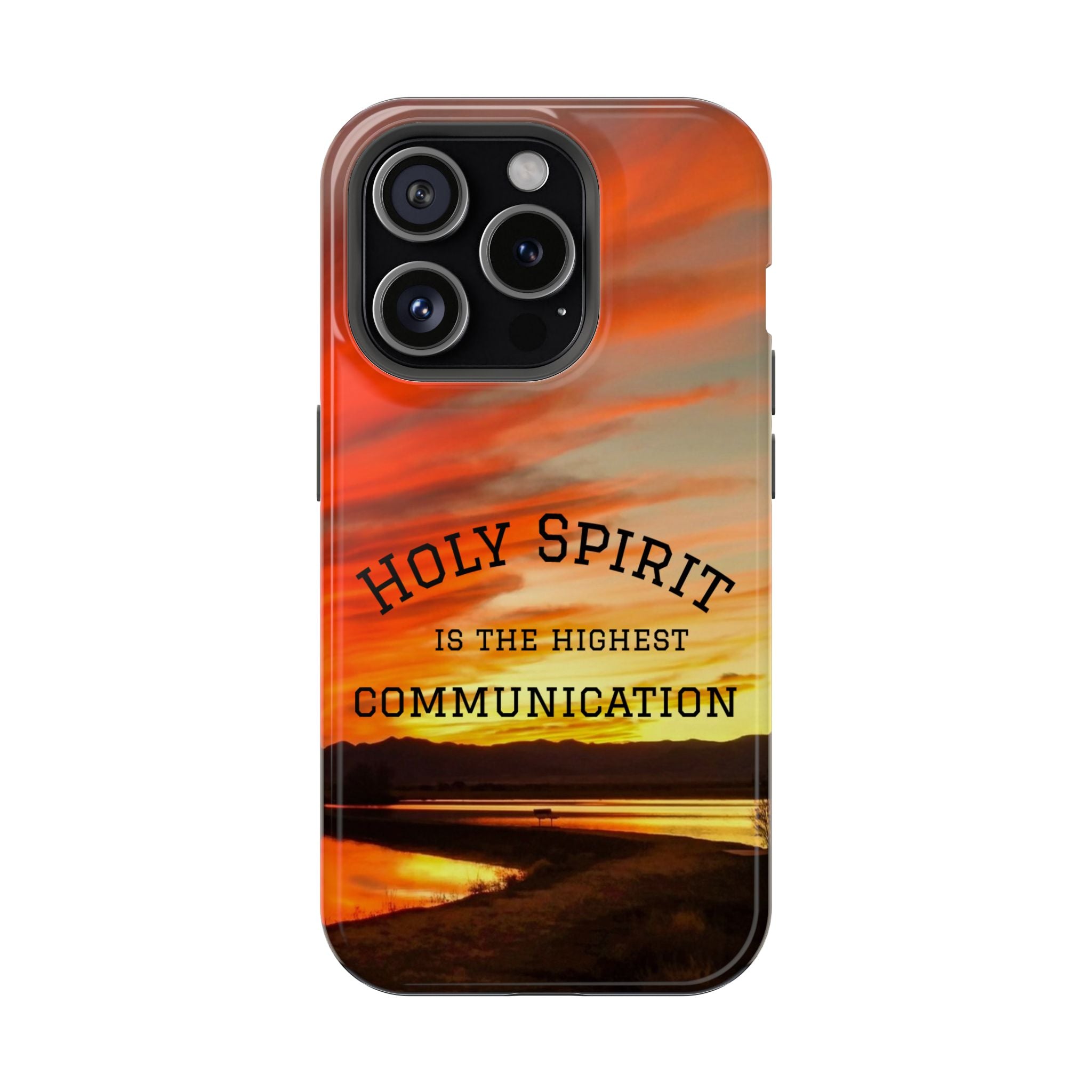 Holy Spirit Quote Magnetic Impact Phone Case — "The Holy Spirit is the highest communication"