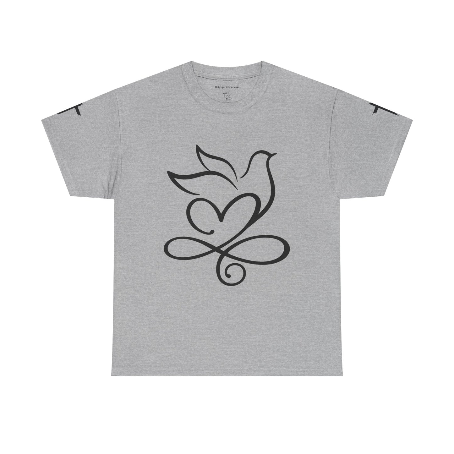 Angel Wings Memorial Tee — "Never Travel Faster Than Your Guardian Angel Can Fly"