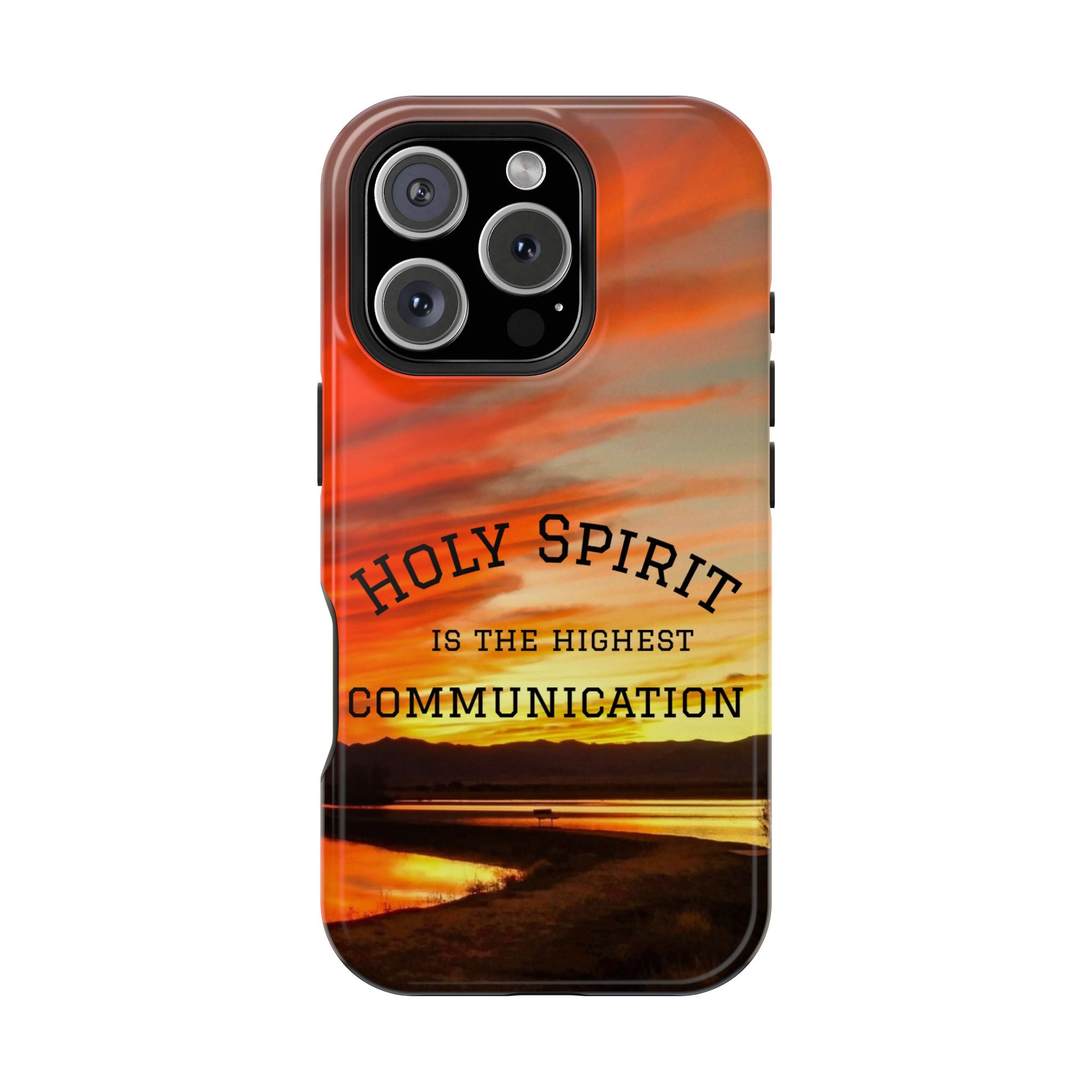 Holy Spirit Quote Magnetic Impact Phone Case — "The Holy Spirit is the highest communication"
