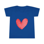 Toddler T-Shirt — Pink Heart Front, “My Father loves me… and mama does too!” Back | Cute Toddler Tee