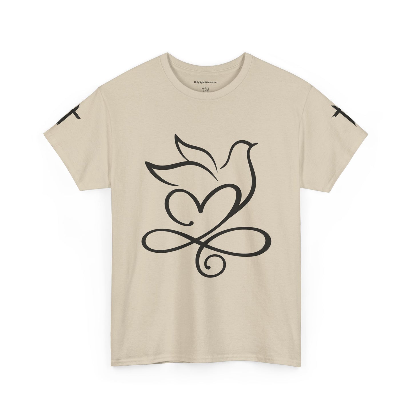 Angel Wings Memorial Tee — "Never Travel Faster Than Your Guardian Angel Can Fly"