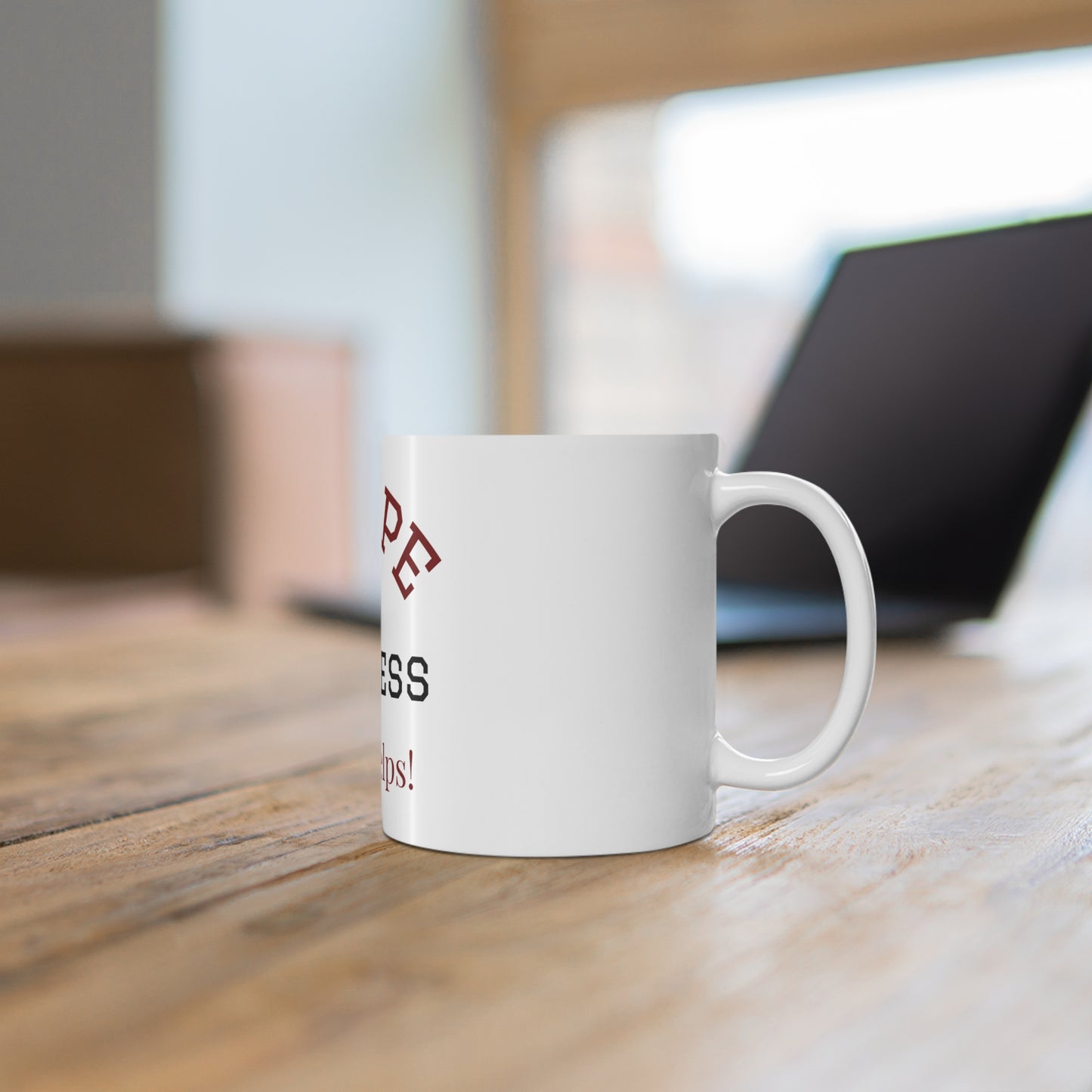 Escape the Darkness Mug — 11oz Inspirational Quote Coffee Cup