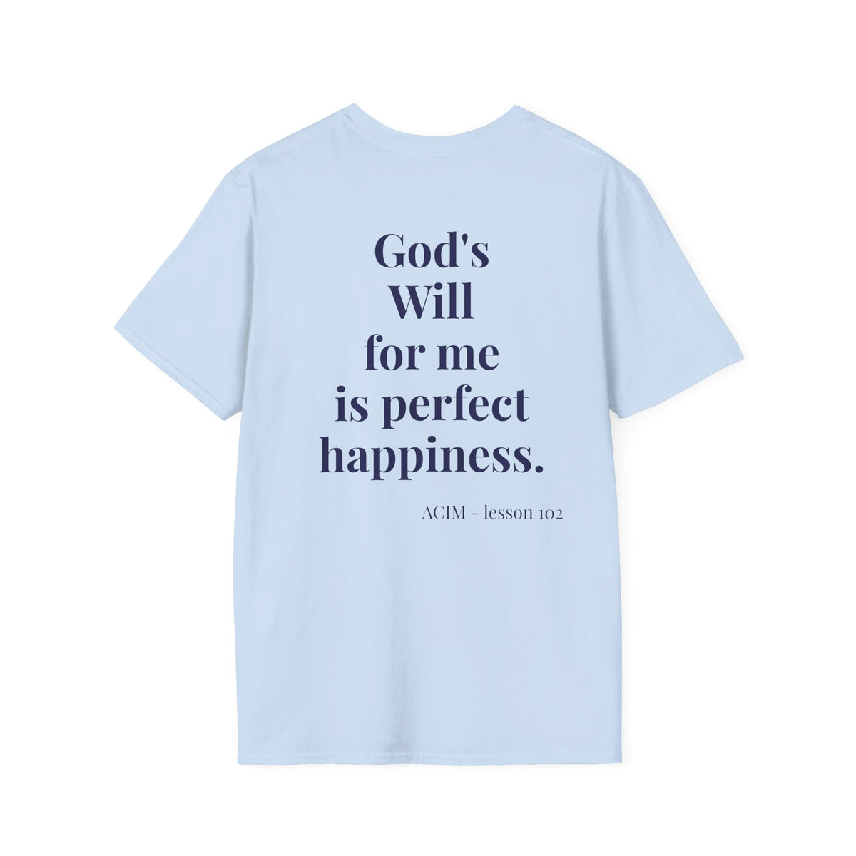 ACIM Lesson 101 — Minimalist Vintage Tee