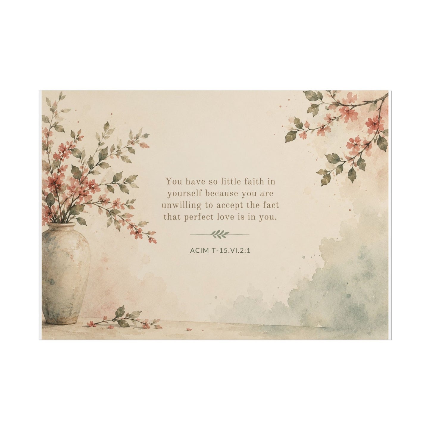 ACIM. - - Inspirational Wall Art (Rolled Poster)