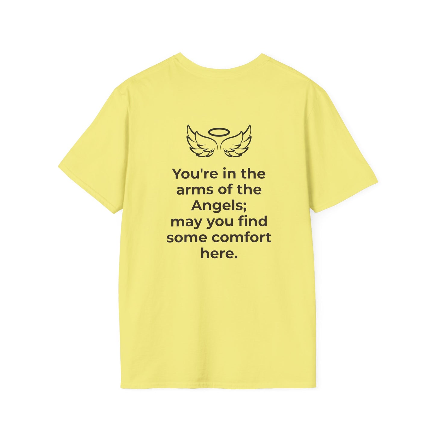 Angel Wings T-Shirt — Minimal Halo Graphic Tee (Spiritual/Guardian Gift)