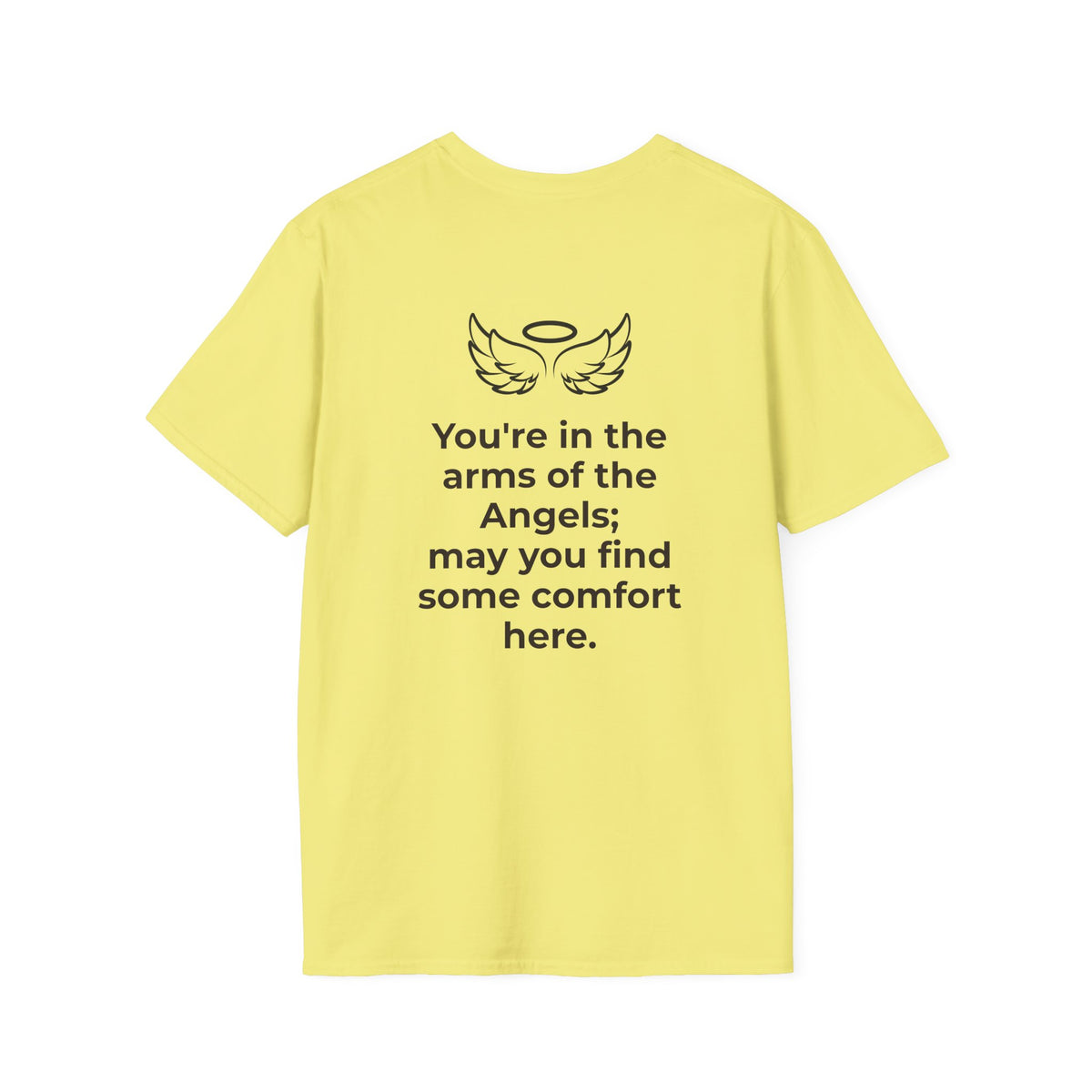 Angel Wings T-Shirt — Minimal Halo Graphic Tee (Spiritual/Guardian Gift)