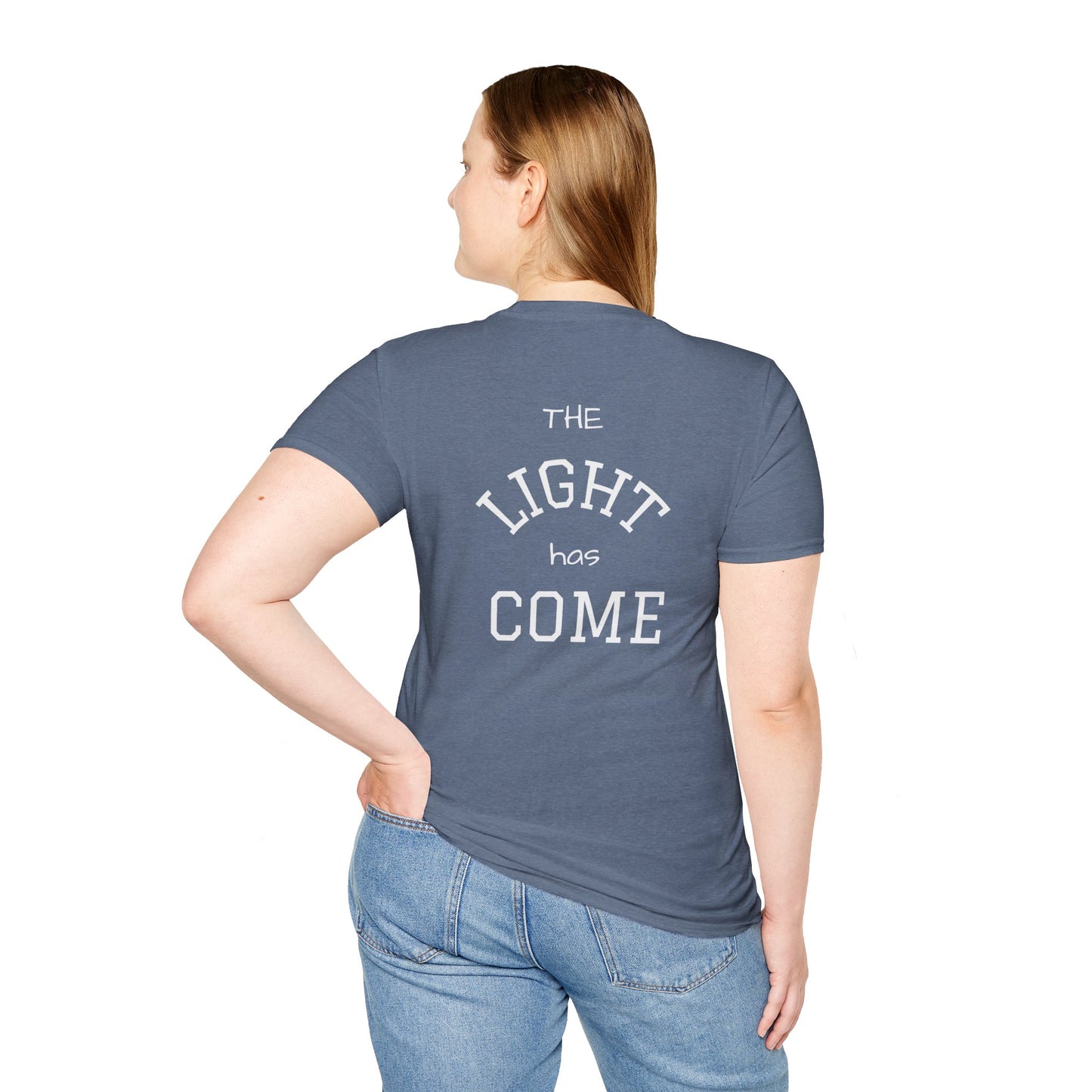 Escape the Darkness / The Light Has Come T‑Shirt — Inspirational  Faith Tee